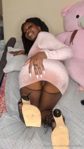 I could close my legs but watching you squirm is more fun