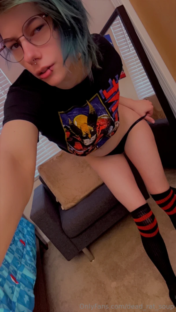 Feeling cute in my wolverine shirt p part 1 