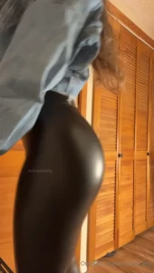 These shiny leggings fit like a glove what kind of outfits should i