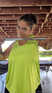 Mommy working out and getting that ass nice and tight