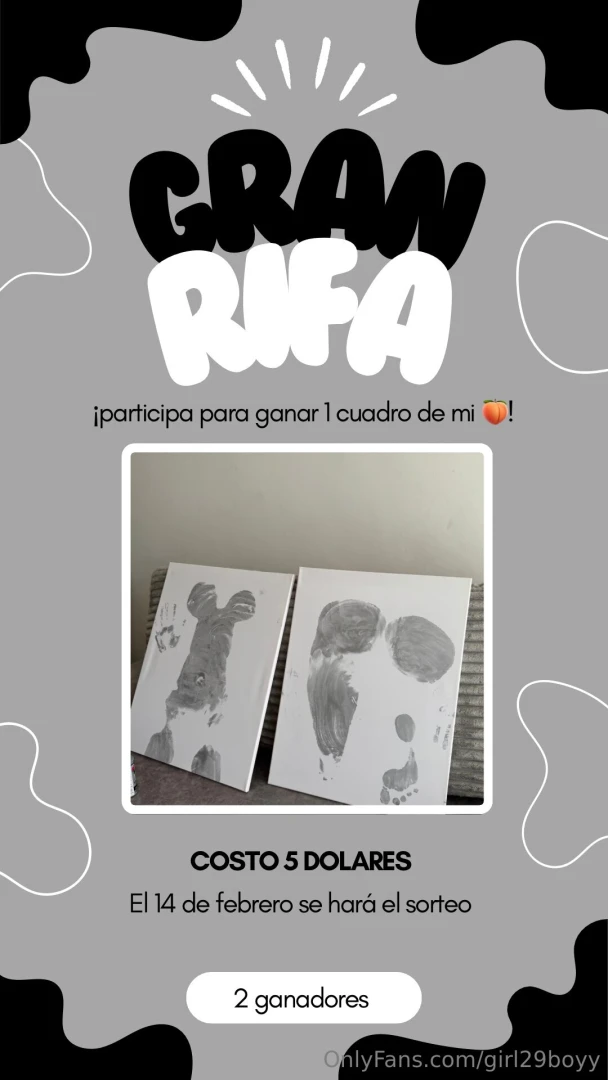 Rifa para ganarte 1 cuadro de mi 5 d lares 20 000 pueden enviarlo por 