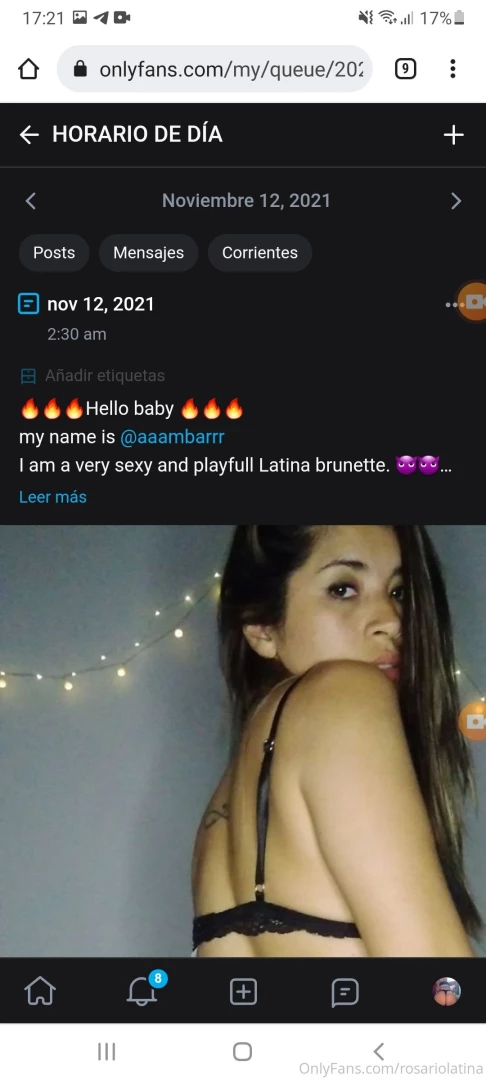 Hello baby my name is aaambarrr i am a very sexy and playfull latina 