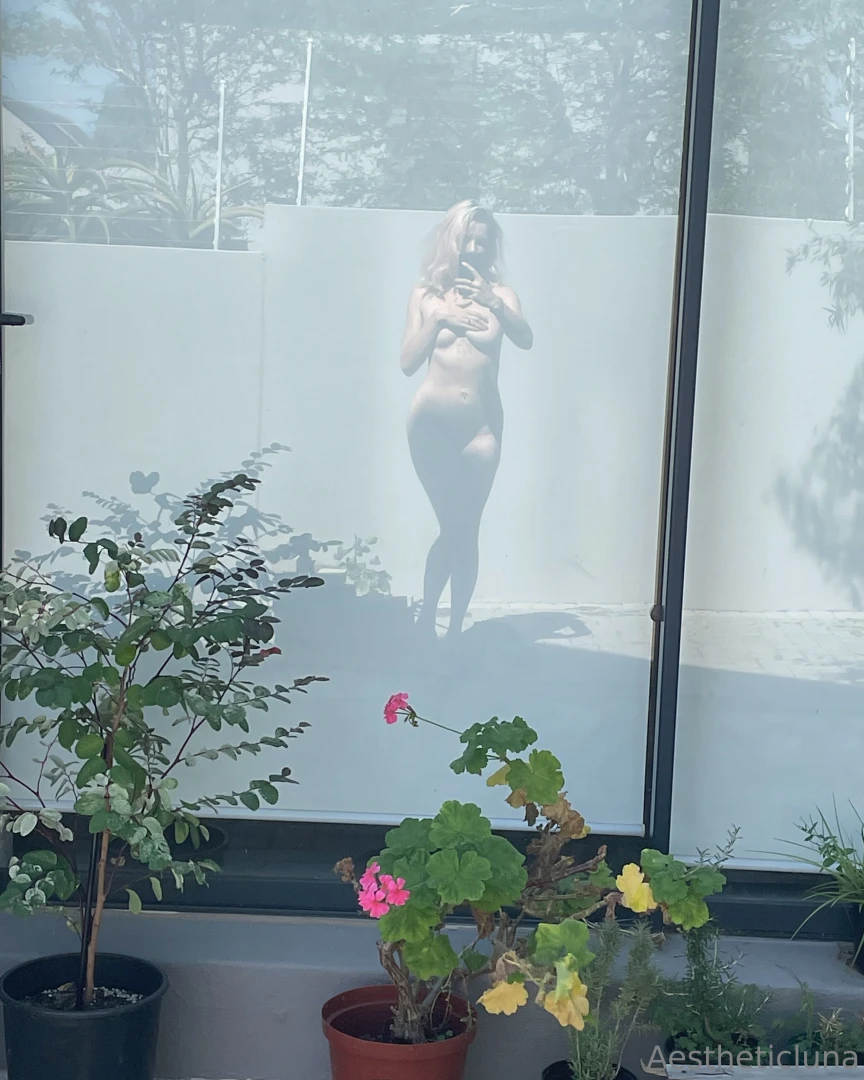 You ll find me watering the plants like this 