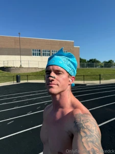 Happy 4th of july had a killer workout on the track today i m the ceo