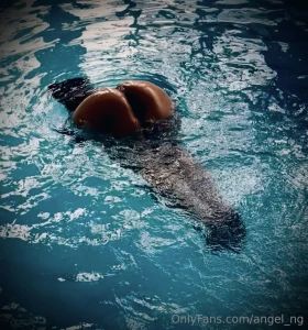 Hab den pool f r mich allein gehabt