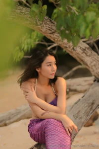 She s like a mermaid beautiful strong and always working hard no