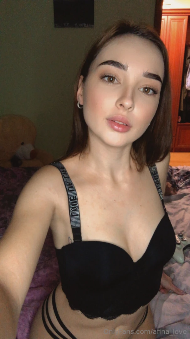 The bra is just an excuse to stay a little longer 