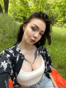 It s just me the sky and the sound of the wind in the trees sometimes