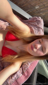 Your skinny ballerina in red