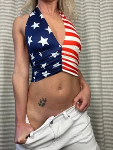 Happy 4th of july -cum grab this video- me amp my fuck machine creamy