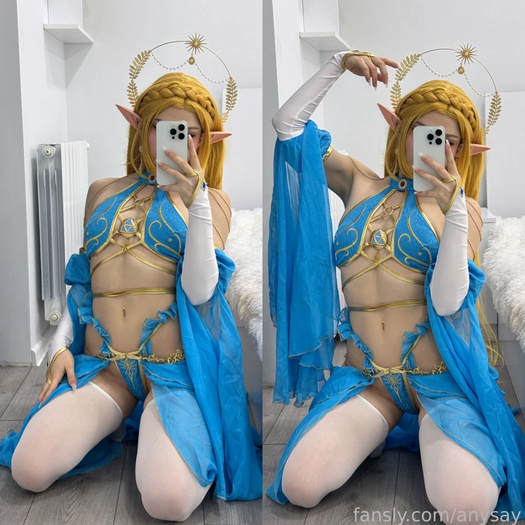 I m waiting for you my hero princesszelda thighs thighhighs feet foot 