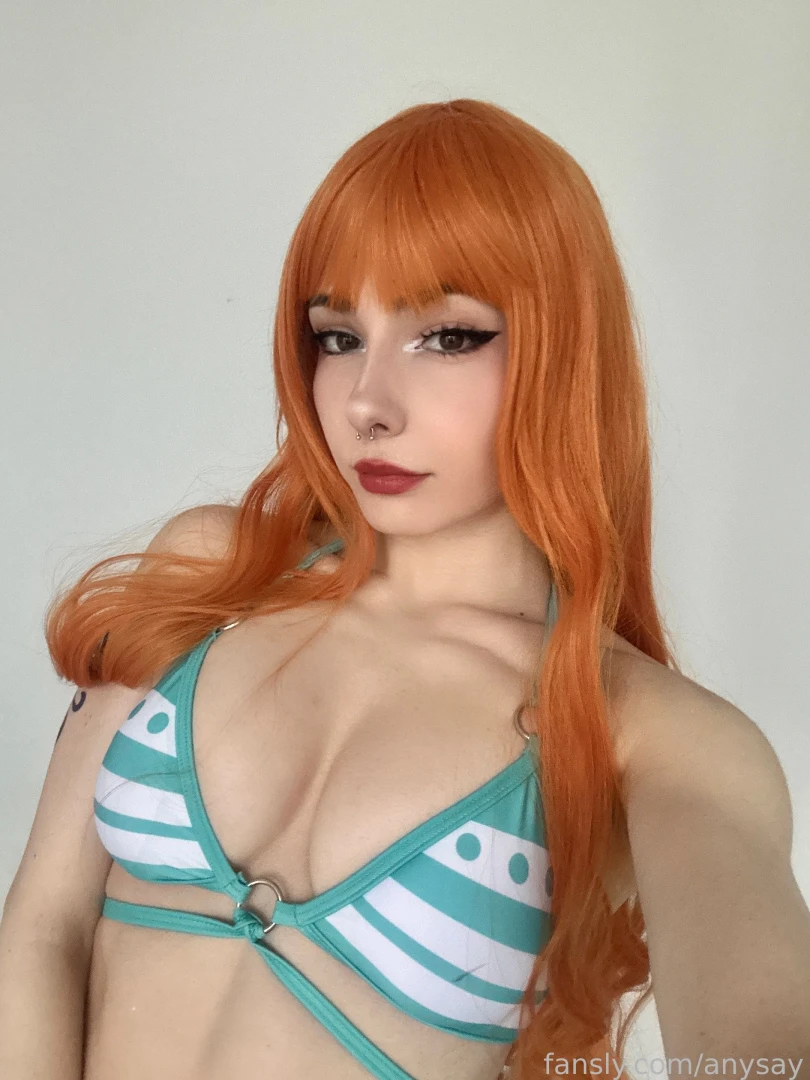 Do you love nami from one piece fyp cute sexy cosplay boobs booty 