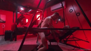 Fuck me friday i loved having this bull pound me while on this swing