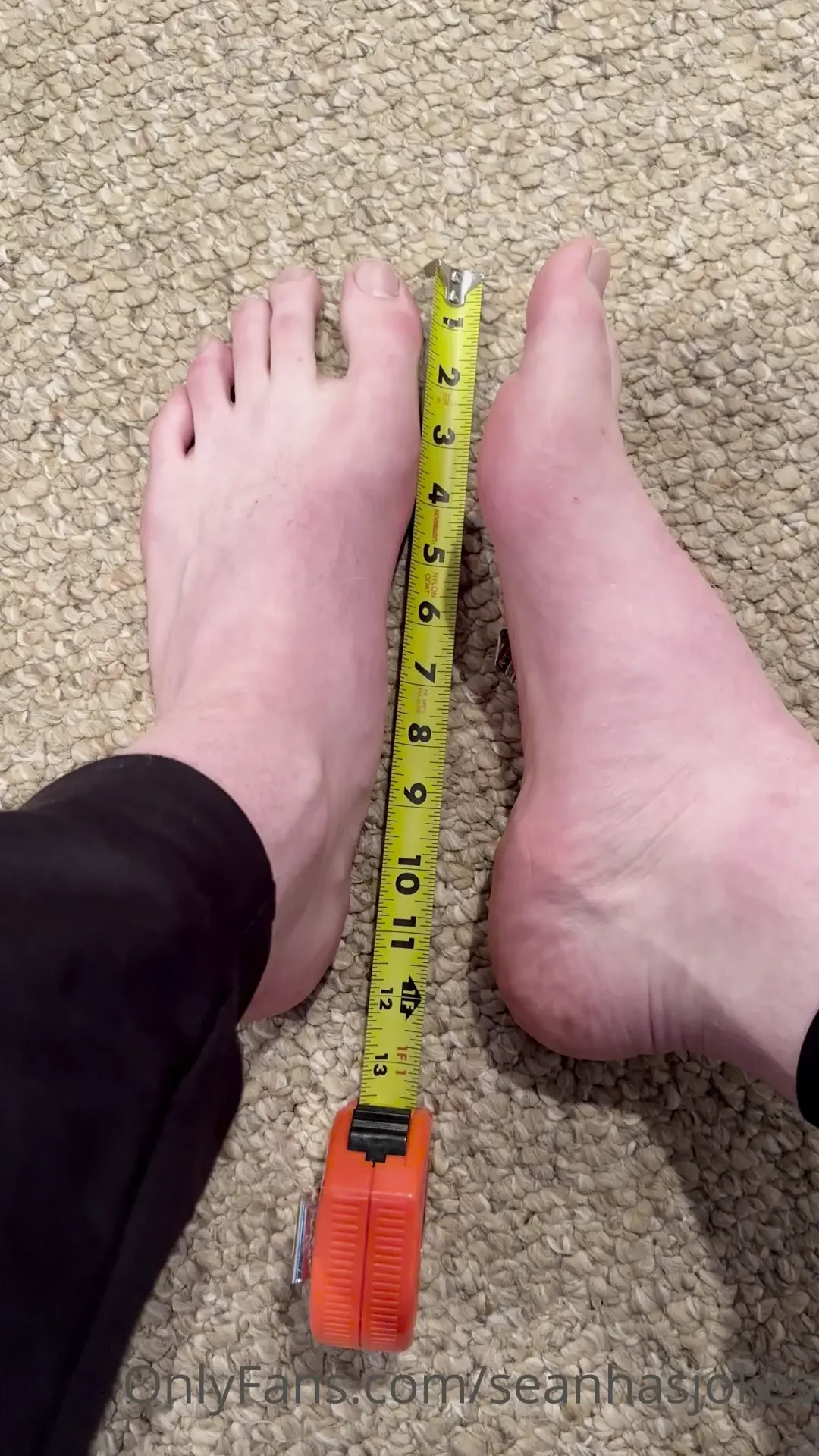 A fan suggested i measure myself 