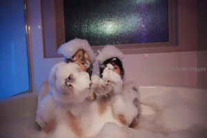 We re starting covered in bubbles but for every 25 tip more skin slips part 2