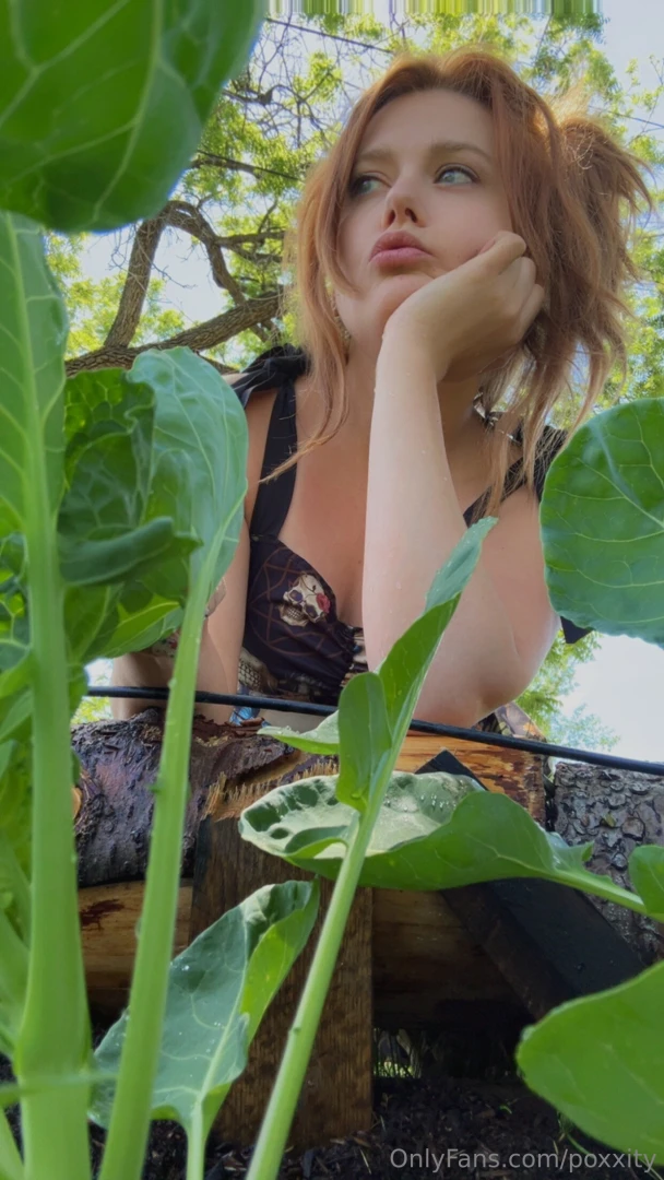 Barefoot no panties dress sliding up while i m bent over pulling weeds part 3 