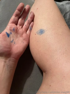 First day back at work left me black and blue just kidding but i am