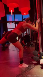 How do you like my workout shorts would you like to workout with me