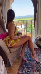 Spain village hotel - just relaxing near the swimpool swimpool tits