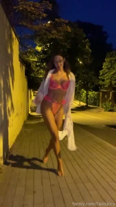 Night walk tits fyp laceundewear