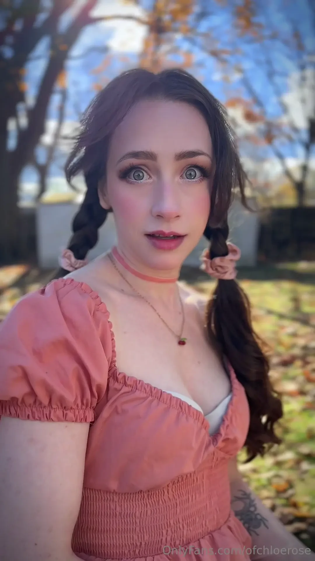 Seeing you peek up my dress surprised me but turned me on at the same 