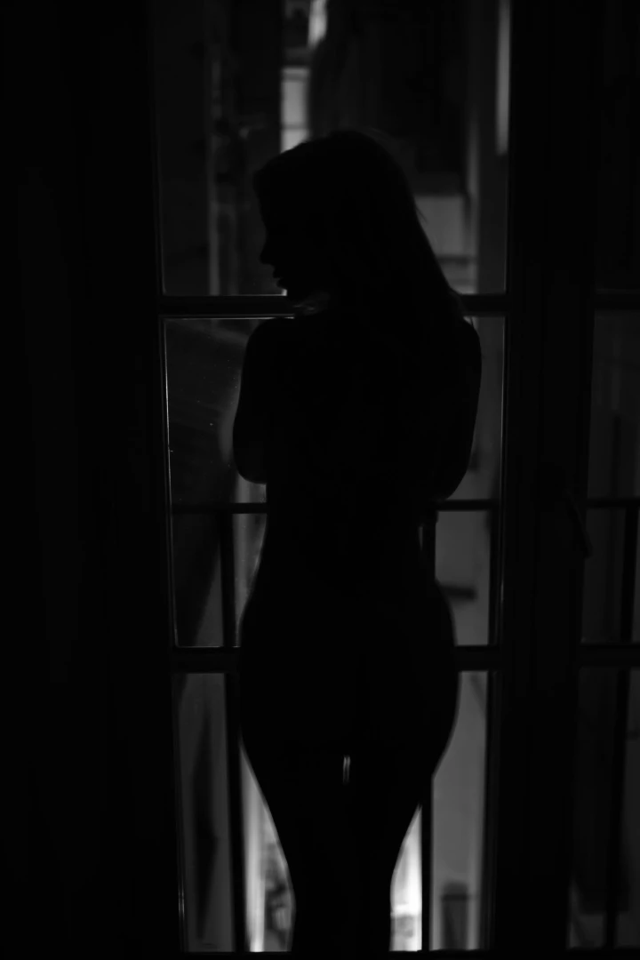 Would you like to be looking at me from outside the window or with me 