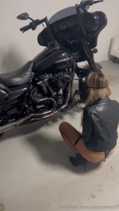 Bbc biker riding a petite hotwife 2 angles