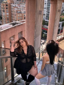 Evil evie and i at the library could we distract you from your studies