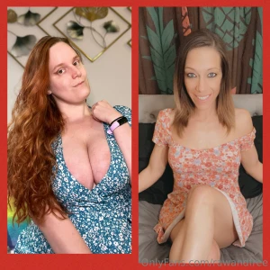 Watch me and rileyvelvet fuck our pussies hard as fuck guess who cums