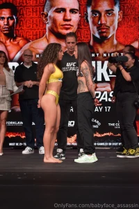 Weigh-ins done showtime tomorrow part 2