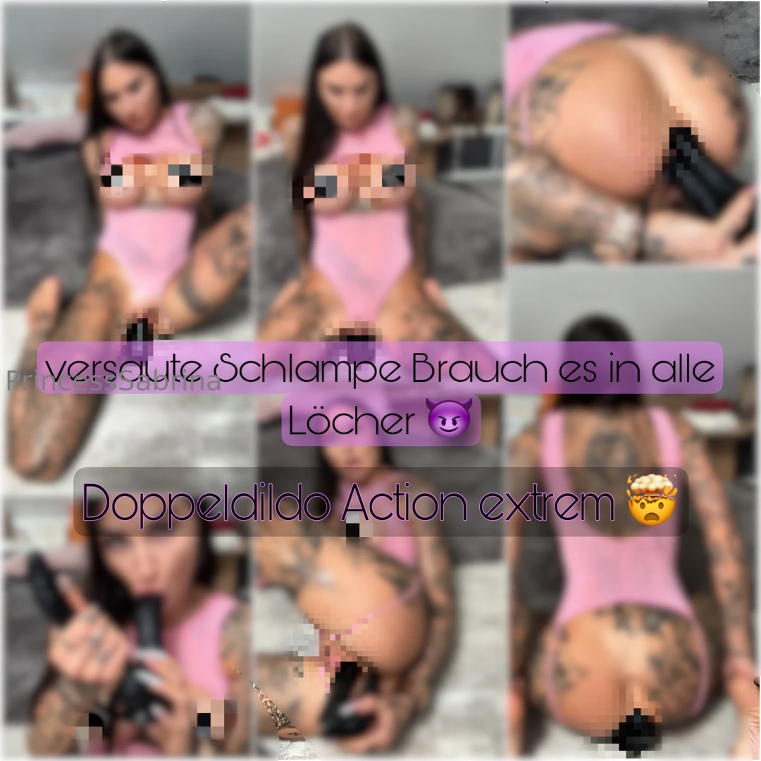 Doppeldildo zerst rt meine l cher ich hatte mal wieder so richtig bock 