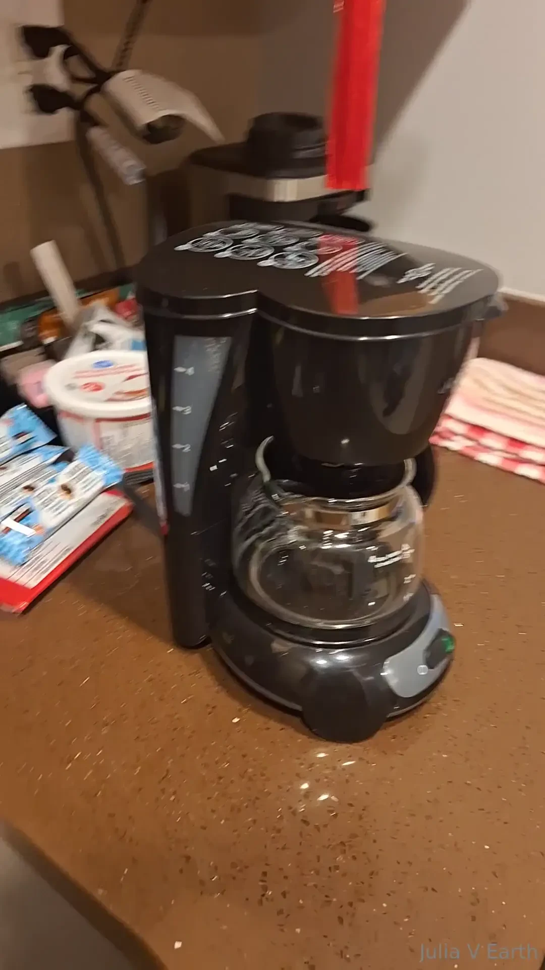 I bought a small coffee machine for my future home 