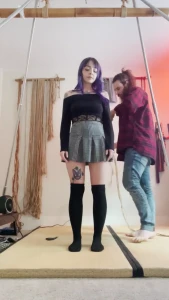 Ravenfontaine shibari session part 1 in this 50 minute video