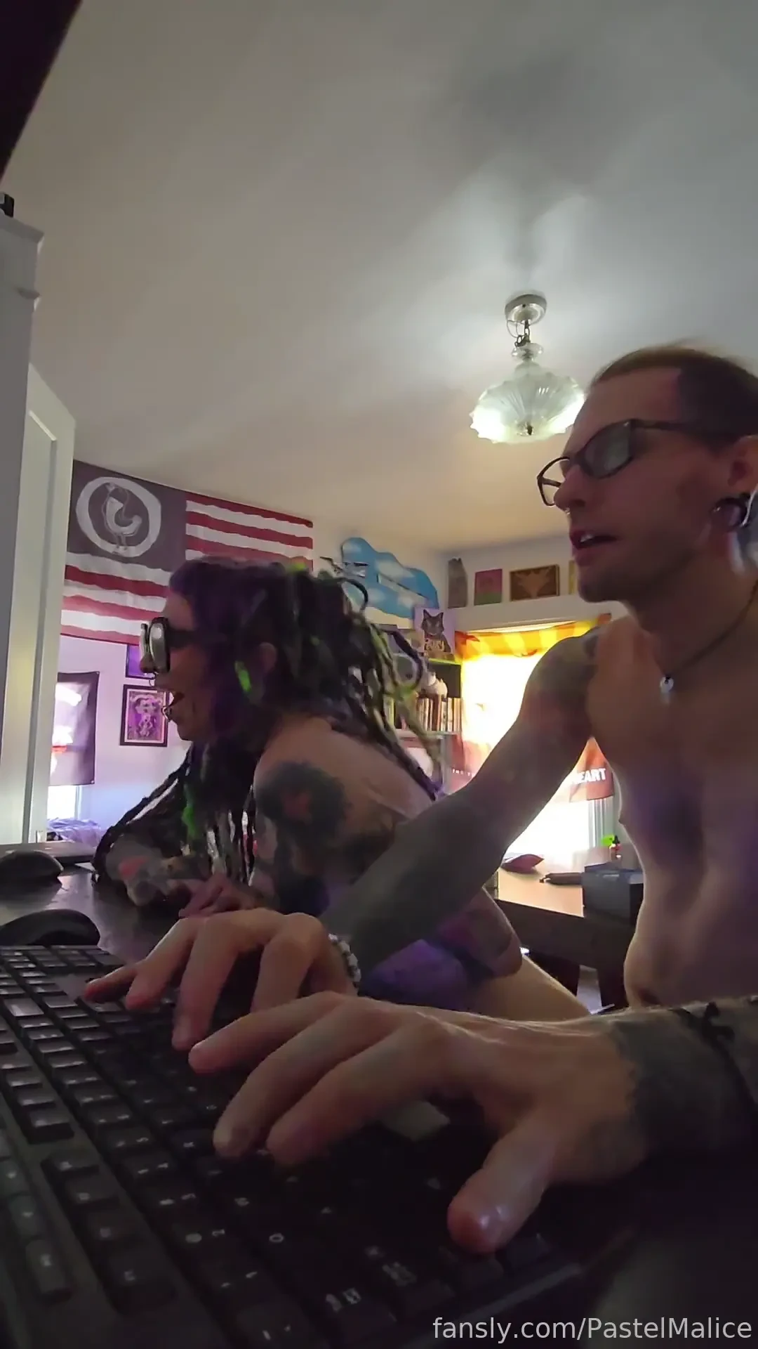 When you are working from home but kota_morgue wants to fuck all the 