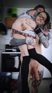 Hi me and kota_morgue are here to fuck shit up fyp alt tattooed couple part 6