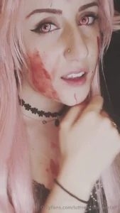 Piccolo post per halloween il sague finto non abbiate paura