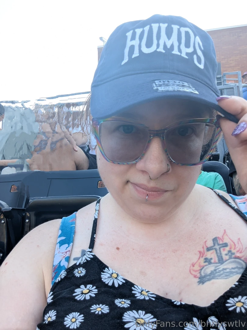 At a baseball game found a new hat 