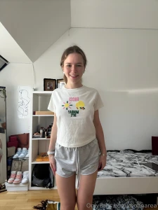 No makeup some clothes just me at the room you love it when i don t