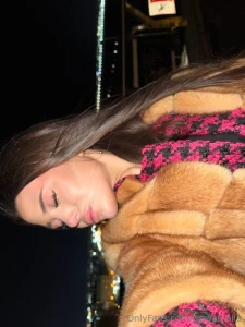 I m in a fur coat no panties the wind teases but you d do it better