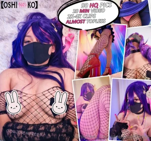 Ai hoshino almost topless cosplay dm me if you want the set special
