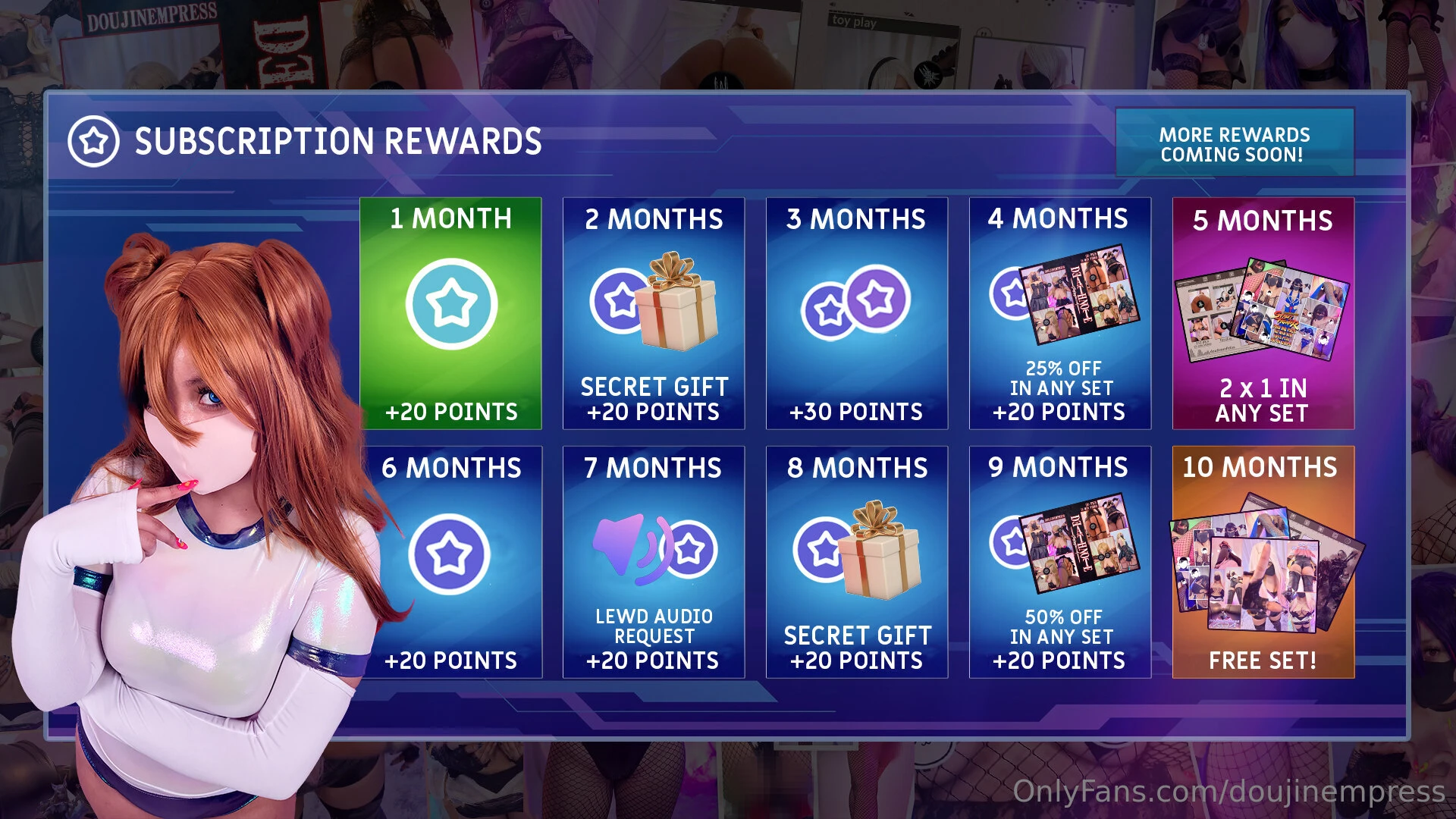 There is a new points system for all your support now you can earn part 2 