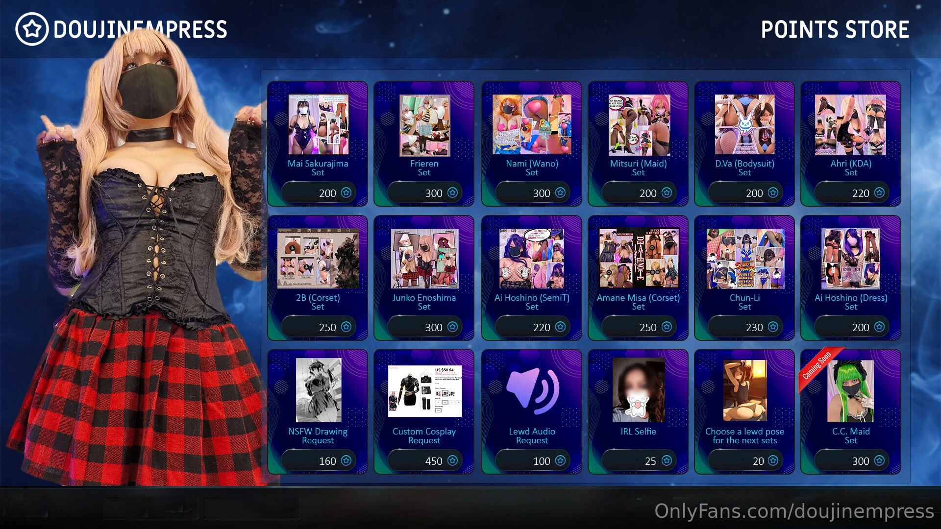 There is a new points system for all your support now you can earn part 1 