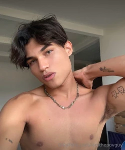 Pure intensity and magnetism with flawless brown skin a gaze that part 3