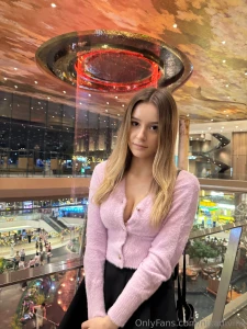 Decorating the mall with my presence