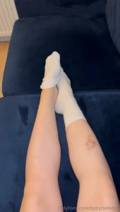 Clean white socks off with feet watch how good i can take my white part 1