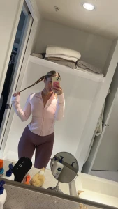 Love wearing pink lulu