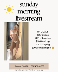 Livestream tomorrow morning on my paid page https onlyfans com