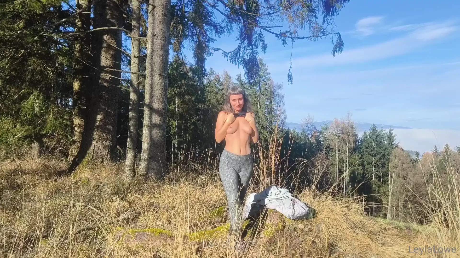 While people in the city are stuck with fog we have sunshine and naked 