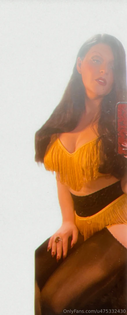 Burlesque fringe lingerie 