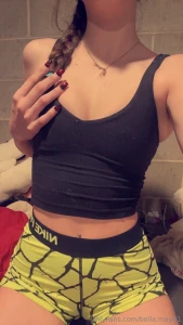 Stripping and playing with my pussy